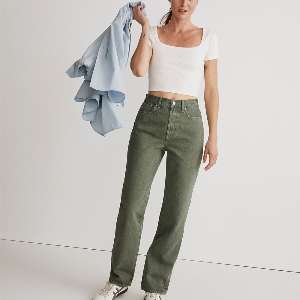 Madewell Baggy Straight Jeans-Garment Dyed Edition